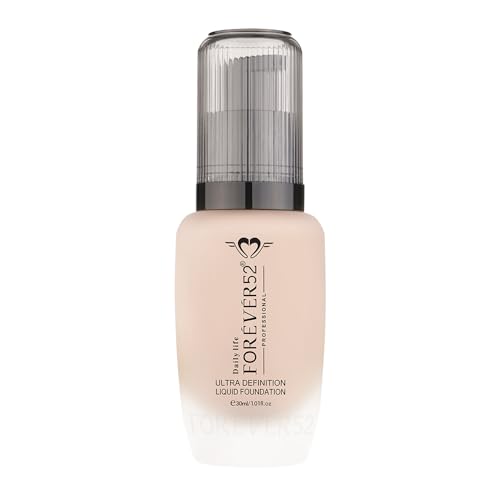Image of Daily Life Forever52 Ultra Definition Liquid Foundation|24H Wear, Medium to Full Coverage, Pore-Minimizing & Mattifying, Long Lasting, Anti-Aging, Satin Finish| All skin type - Cream Pie (FLF009) 30ml