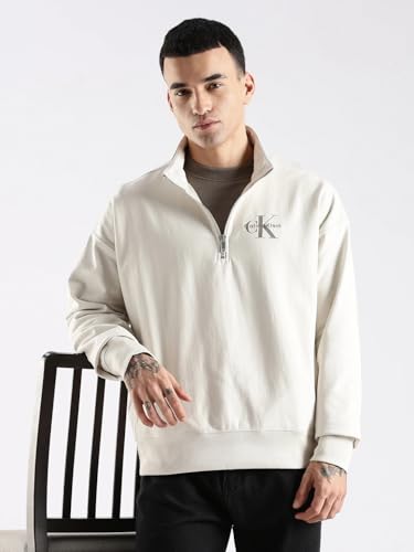 Image of Logo Oversized Fit Cotton Sweatshirt