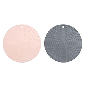 Gotetiso Napfunterlage Hund Katzen 2 Stücke Napfunterlage Silikon Unterlage Futtermatte für Hunde Katzen Hundefuttermatte rutschfeste Silikon Unterlage rutschfeste Hundenapf Matte