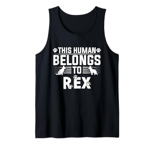 Photo de Nom du chien Rex Gift Belongs To Pet Dog Rex Débardeur