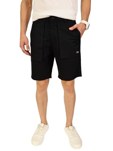 Image of Thomas Scott Men's | Solid | Cargo Shorts | Regular Fit | 100% Cotton | Above Knee | Casual Short