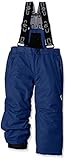 Mit Schneefang und Trägern CMP Kinder Hose Ski Skihose, Blau (Marine), 128