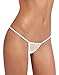 Produktbild Sohimary 545 Damen Mini String Tanga Netz XS S M 32 34 36 38 Weiß