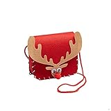 WEISHA Elk Bag DIY Materials Kits DIY Christmas Decoration Handicraft Craft Toys Bag Xmas Creative Materials Kits Gift Box Candy Bag Kids Handbag(A)