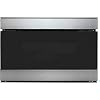 Sharp SMD2489ES 24 loT Microwave Drawer with 12 cu ft Capacity 950 Watts 11 Power Levels Edge to Edge Black Glass in Stainless Steel