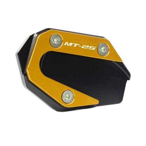 Support latéral pour MT-03 CNC extension de béquille de moto noire