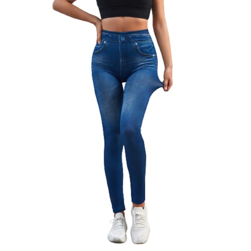 Vertvie Damen Treggings Jeggings Jeans Look Leggings Damen Skinny Hose...