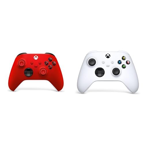 Xbox Wireless Controller â€“ Pulse Red Series X|S, One, and Windows Devices Wireless Controller â€“ Robot White Series X|S, One, and Windows Devices