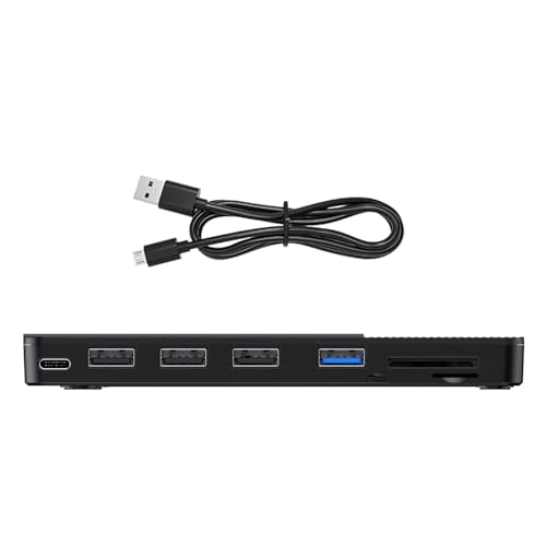 Unidad externa rápida CDDVD USB 3.0 con ranuras para tarjetas y puerto tipo C miniatura 4
