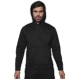 Moletom Liso Flanelado Blusa de Frio Moleton Canguru com Capuz preto (BR, Alfa, M, Regular, Regular, Preto)