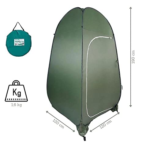 Kit Banheiro Portátil para Camping Pelegrin Mini Tenda PEL-1.90M e Vaso Sanitário PEL-VP20 20 Litros
