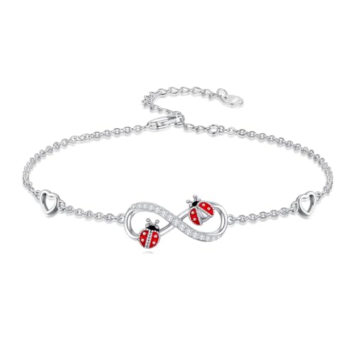 Image of 925 Sterling Silver Layered Ankle Bracelets for Women Jewelry Gifts | 925 Sterling Silver Layered Sea Turtles /Elephant /Wave Anklet Animal Bracelet Summer Ocean Beach Jewelry Gifts for Women