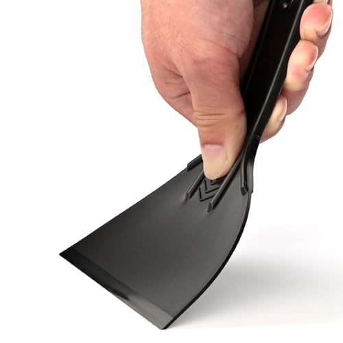 Image of Plastic Putty Knife Set - 2 inch 4 inch 6 inch Spackle Knives & Paint Scrapers | 3 Pack Flexible Plastic Scrapers Tools for Drywall Repair, Painting, Patching, Caulking, with 3 Pairs of Gloves
