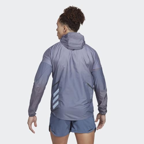 adidas Terrex Agravic Windweave Trail Running Windbreaker Wonder Steel MD3