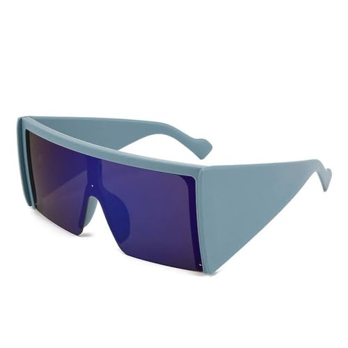 Oversized Punk Shield Sunglasses Women Big Frame Steampunk One-Pieces Sun Glasses For Ladies Eyewear