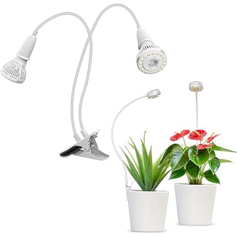 SGLEDs 2 Head Grow Light + 2 Pack Grow Light with Timer Cover