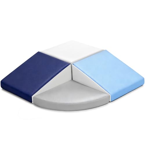 Image of Sumbababy Climbing Foam Blocks for Toddlers: PU Leather Foam Blocks for Kids Active Play - Toddler Climbing Toys Indoor - Durable Playground Gym Preschool Toddler Toys for Boys and Girls