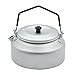 HYMD Camping tea kettle 0,9L Czajnik Outdoor Camping Piknik Ultralight aluminiowy Czajnik Ekspres do Kawy Teapot (Color : Silver, Size : 150x80 mm)