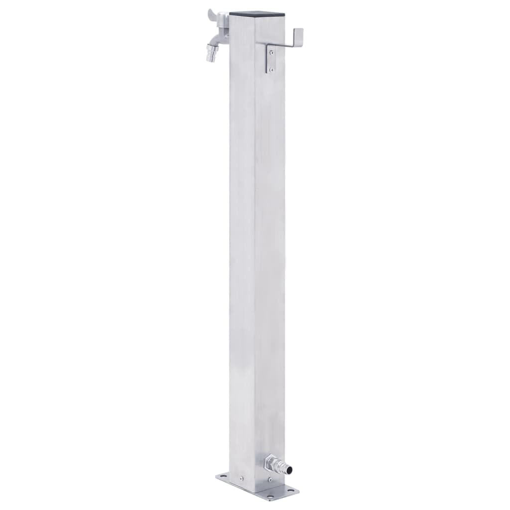 Casa & Giardino articolo-Giardino Colonna d'acqua 60 cm Acciaio Inox Quadrato