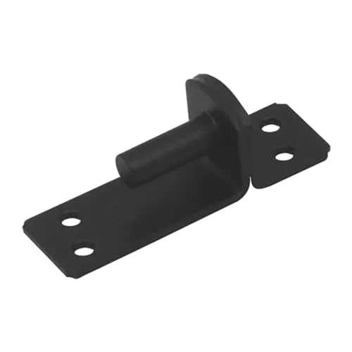 130mm x 40mm x 16mm (25mm) Black Heavy Duty Hinge Pin Gate Hinge Brackets Galvanised Steel (Pack of 2) X07E/2 - Image 2