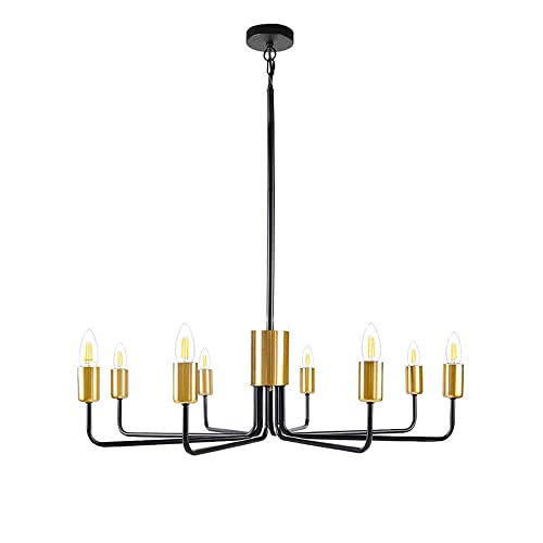 Luminaires suspendus industriels au plafond en métal noir au design épuré