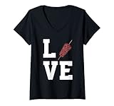 Photo Gallery donna love doner kebab costume turco fast food maglietta con collo a v Photo Gallery donna love doner kebab costume turco fast food maglietta con collo a v
