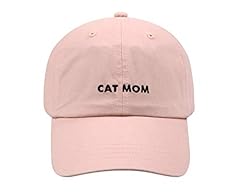 Cat Mom Pink Cap