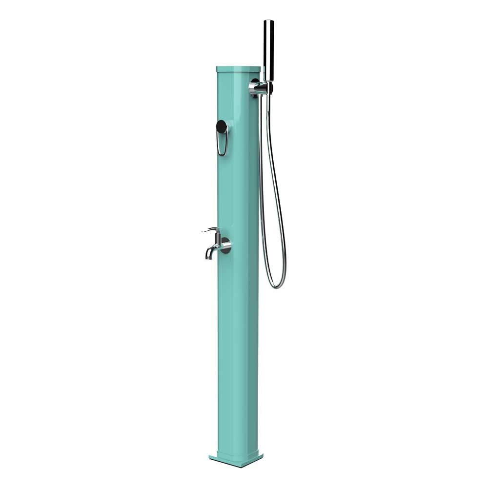 Formidra Froura, Solar Shower Jolly GO2 RAL6027 Opaline Green, Jardín, Equipos de riego y Herramientas de jardín, Equipos de riego, duchas de jardín, DS-JG141-6027