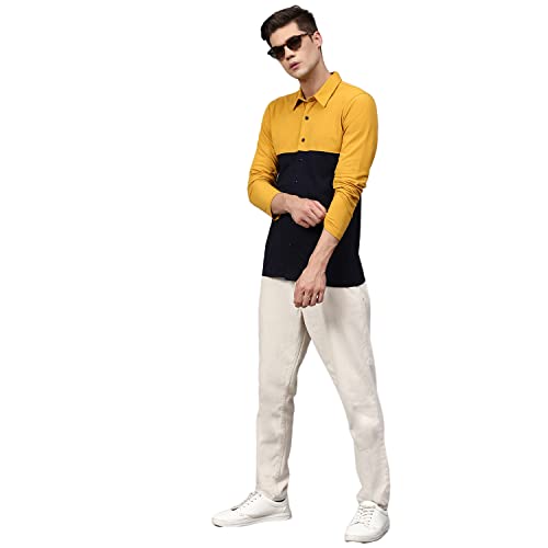 Image of Campus Sutra Men's Cotton Regular Fit Shirt