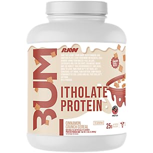 RAW CBUM Series Itholate Protein Powder - Cinnamon Crunch Cereal (5 Lbs. / 73 Servings)