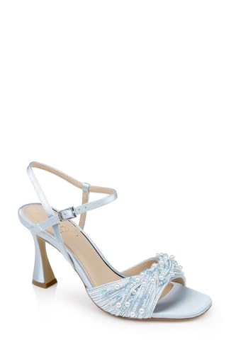 Jewel Badgley Mischka Fanny Pearl Stiletto Heel Sandals