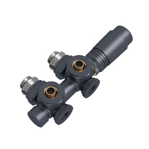 Multiblock Für Heizkörper Anschluss – Mit Thermostat, Eck- & Durchgangsform, 50 Mm, Für Badheizkörper, G1/2"