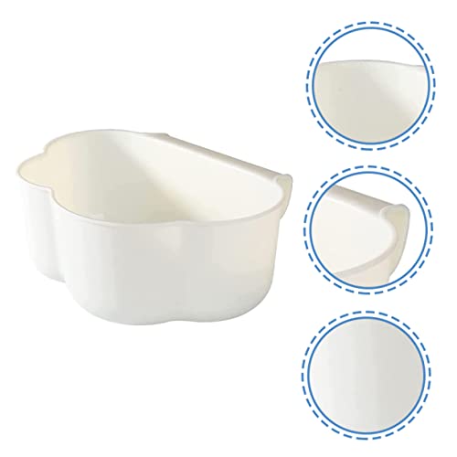 Caneca de basura colgante rectangular para cocina blanca miniatura 6