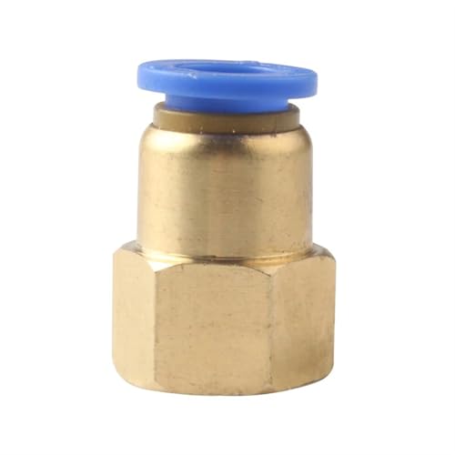 Conector de enchufe rápido PCF16-03 rosca interna componente neumático recto de 1 pieza 6