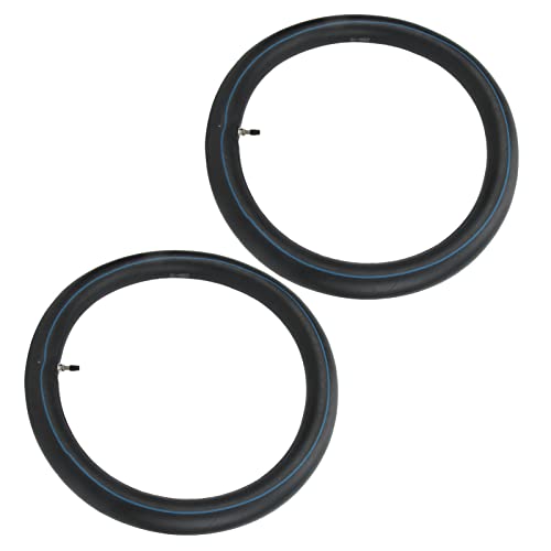 Cocoarm 2pcs 2.50-18 Tube Tyre Motorcycle Inner Tube with TR 4 Straight Valve Stem, Shock Absorbent Rubber Inner Tube for Motorcycle SUV, TR 4 Straight Valve Stem, 2.5-3.0 Inch Tire Widths