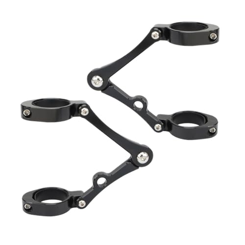 Soporte de faro para motocicleta de 37mm-54mm abrazadera universal para tubo de horquilla Bobber