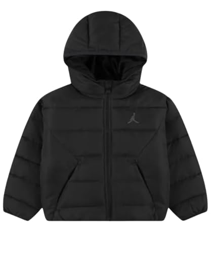 NIKE Jdn MJ Brooklyn Puffer TG. 10-12 Years H24 - Gym Red Black 10-12 Years, 023 - Black, 13 años