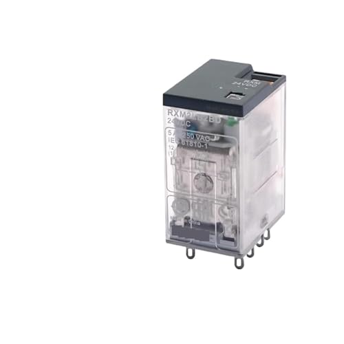 Relé electromagnético RXM2LB2BD con indicador LED de alta fiabilidad industrial
