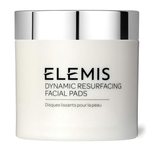 ELEMIS Dynamic Resurfacing Facial Pads, Exfoliating Face Pads with Tri-Enzyme Technology, Face Exfoliator to Smooth & Resurface, Gentle Exfoliating Pads to Encourage Skin Renewal, 60 Plastic-Free Pads
