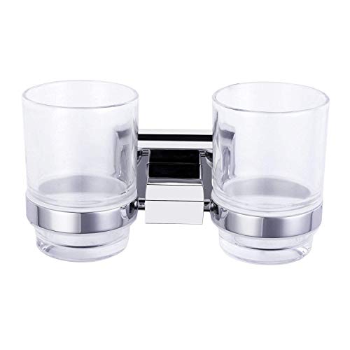 Support mural pour brosse à dents GZZ Dt83d fini chrome pour petit lavabo