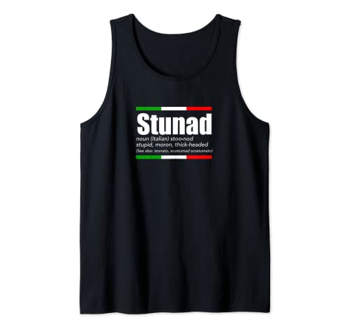 Stunad Italien Slang dictons amusants Débardeur