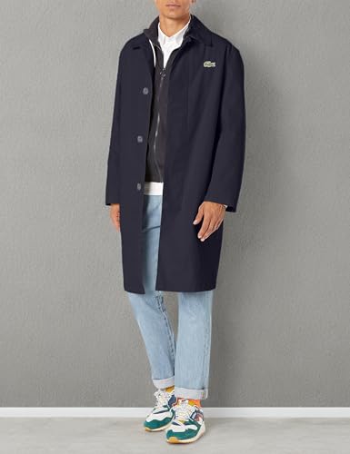 Lacoste Men's Front Pocket Trench Coat3