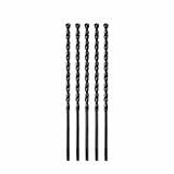 Bosch TC6005 5-Piece 3/16 In. x 5-1/2 In. Flat Shank Hex Masonry Drill Bits