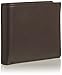 Perry Ellis Portfolio Men's Park Avenue Leather Wallet With Passcase, Brown, One Size