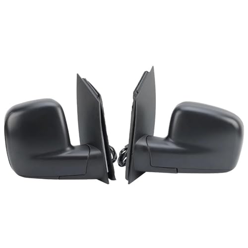 Rétroviseur intérieur VW Caddy MK3 noir texturé bras long pour modèles 2004 à 2015