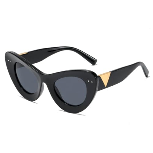 Lunettes de soleil œil de chat rétro femmes UV400 tendance vintage