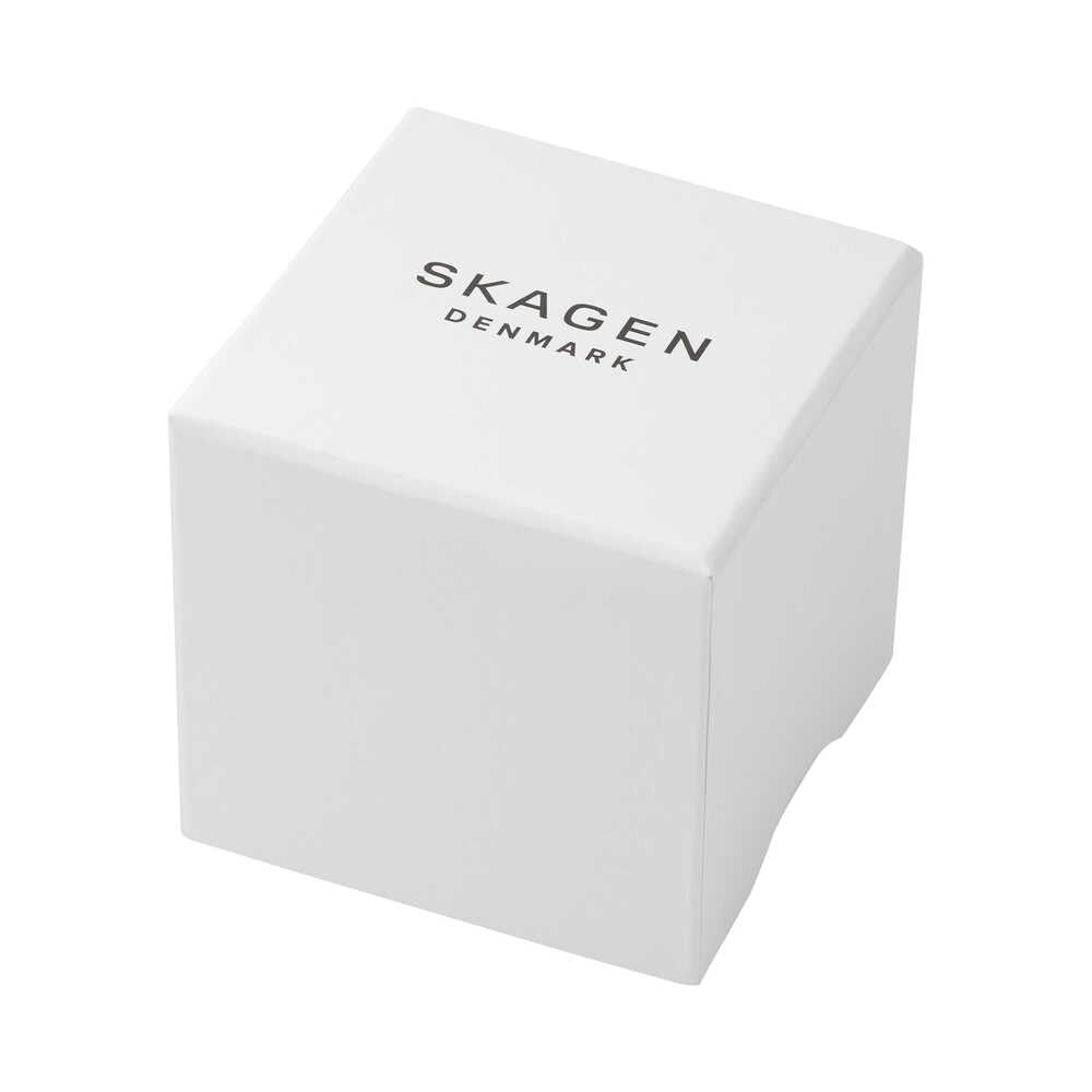 Skagen Mellem Zegarek męski, kwarcowy z trzema wskazówkami i paskiem ze stali szlachetnej