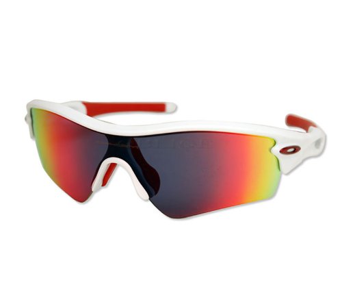 (オークリー)OAKLEY Radar Path 09-721J Polished White w/+ Red Iridium Free [並行輸入品]