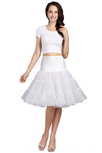 WOWBRIDAL Women's Vintage 50s Rockabilly Petticoat 25.59