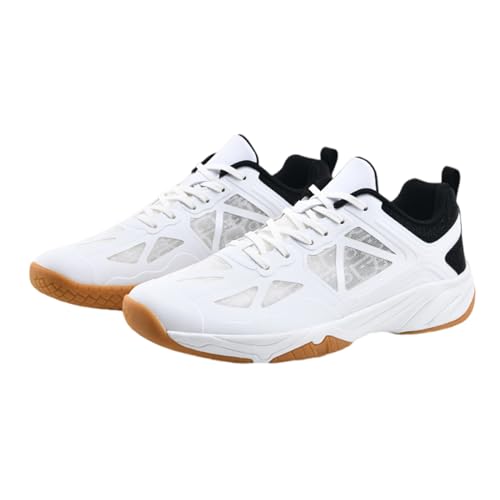 Kraftpaid Badminton Squash Schuhe,Tischtennis Schuhe Herren,Herren Badminton Tennisschuhe,Tennisschuhe Herren,Tischtennisschuhe Damen Indoor Court Schuhe Anti-Rutsch Leicht Atmungsaktiv Weicher Boden